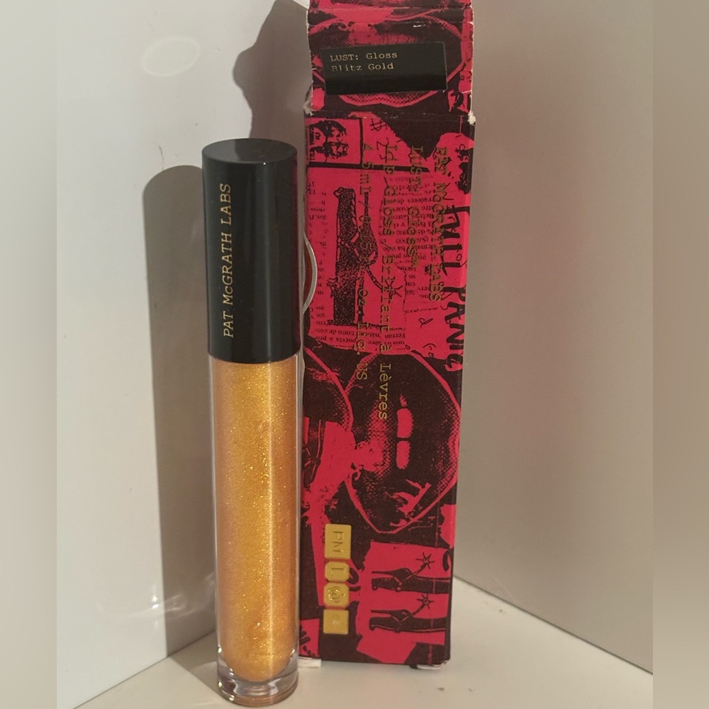 PAT MCGRATH LABS DISCONTINUED LUST LIP GLOSS IN BLISS GOLD NIB